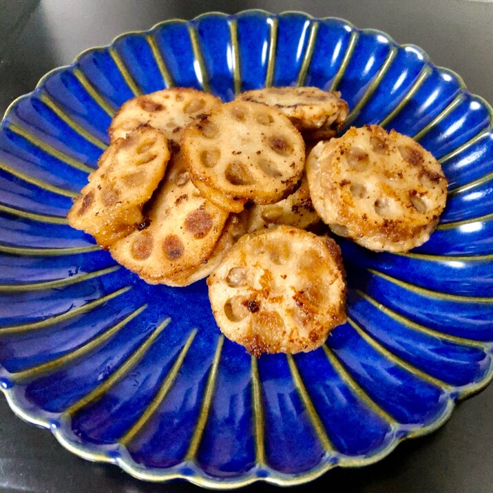 ボリューム満点!レンコンの挟み焼き
